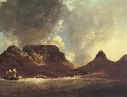 unknow artist A View of the Cape of Good Hope,taken on the spot,from on board the Resolution,capt,coode,November 1772 china oil painting artist